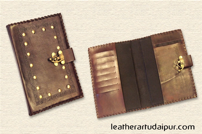 Art Leather Journal : Leather Folder